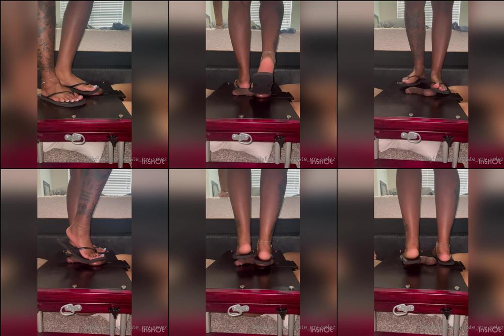 taste my solez 01 10 2022 2569587452 for my loyal ones who requested flip flops crushing