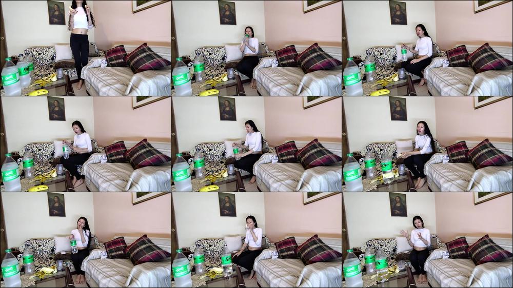 PART 2 I BURP A LOT WHILE I TRY TO EAT SODA AND BANANAS