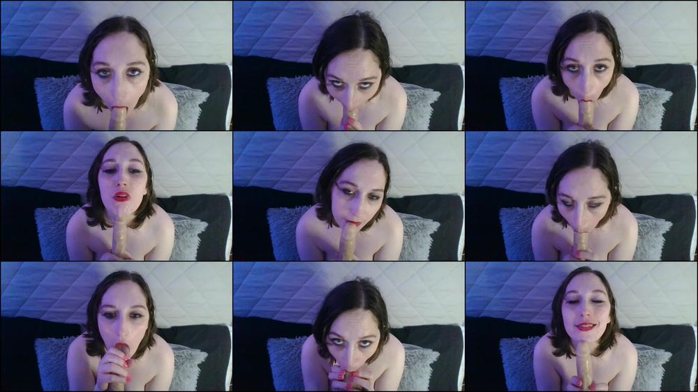 Intimately Sucking My Dildo - MV LIVE