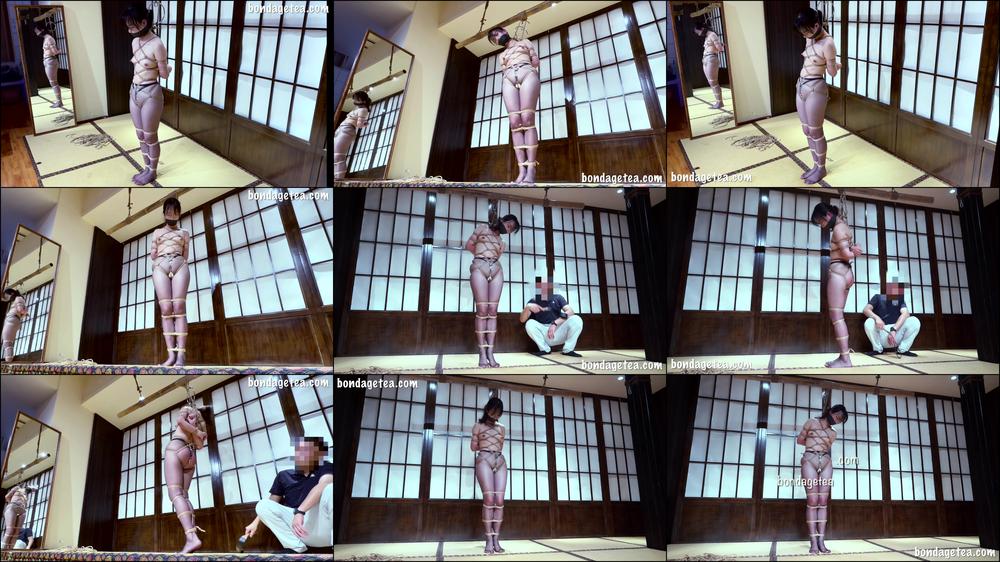 Bondage Girl Hanged Up And Waiting For Punishment