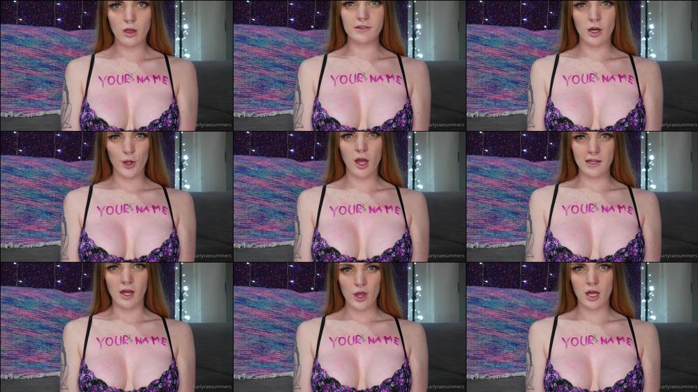 carlyraesummers 01 12 2020 1346376672 Your Name on my Body Branding my Body with Your Name. Moaning Your Name. Pleasuring myself