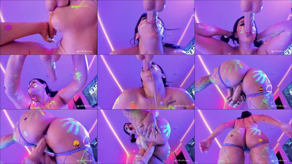 Black Light Show *Deep Throat and Squirt