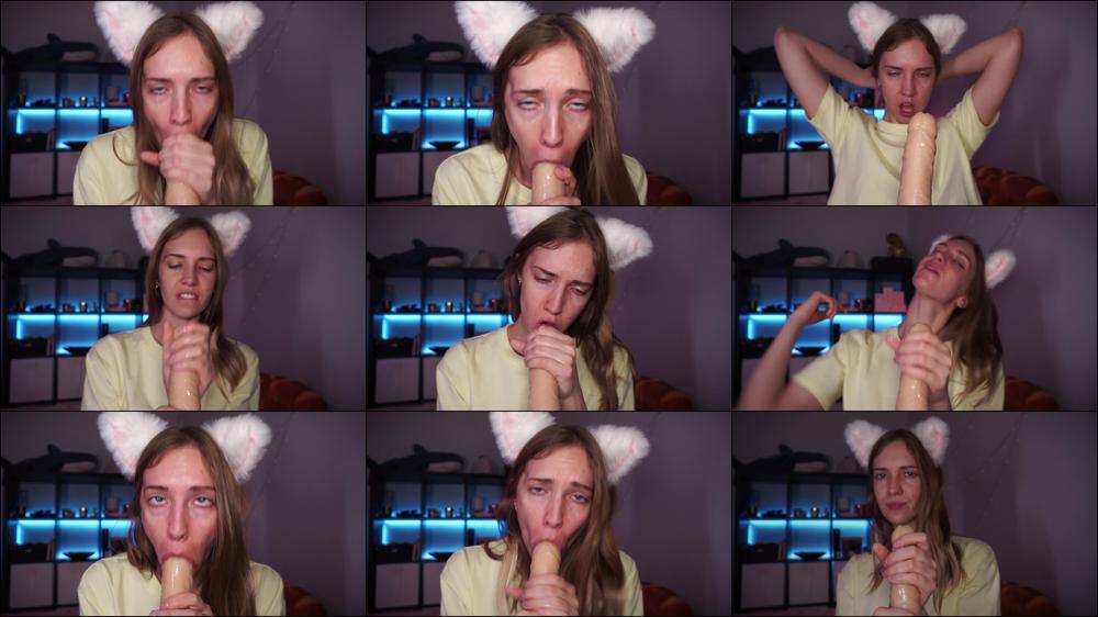 Sloppy facefuck with ahegao face - Jan 9, 2022