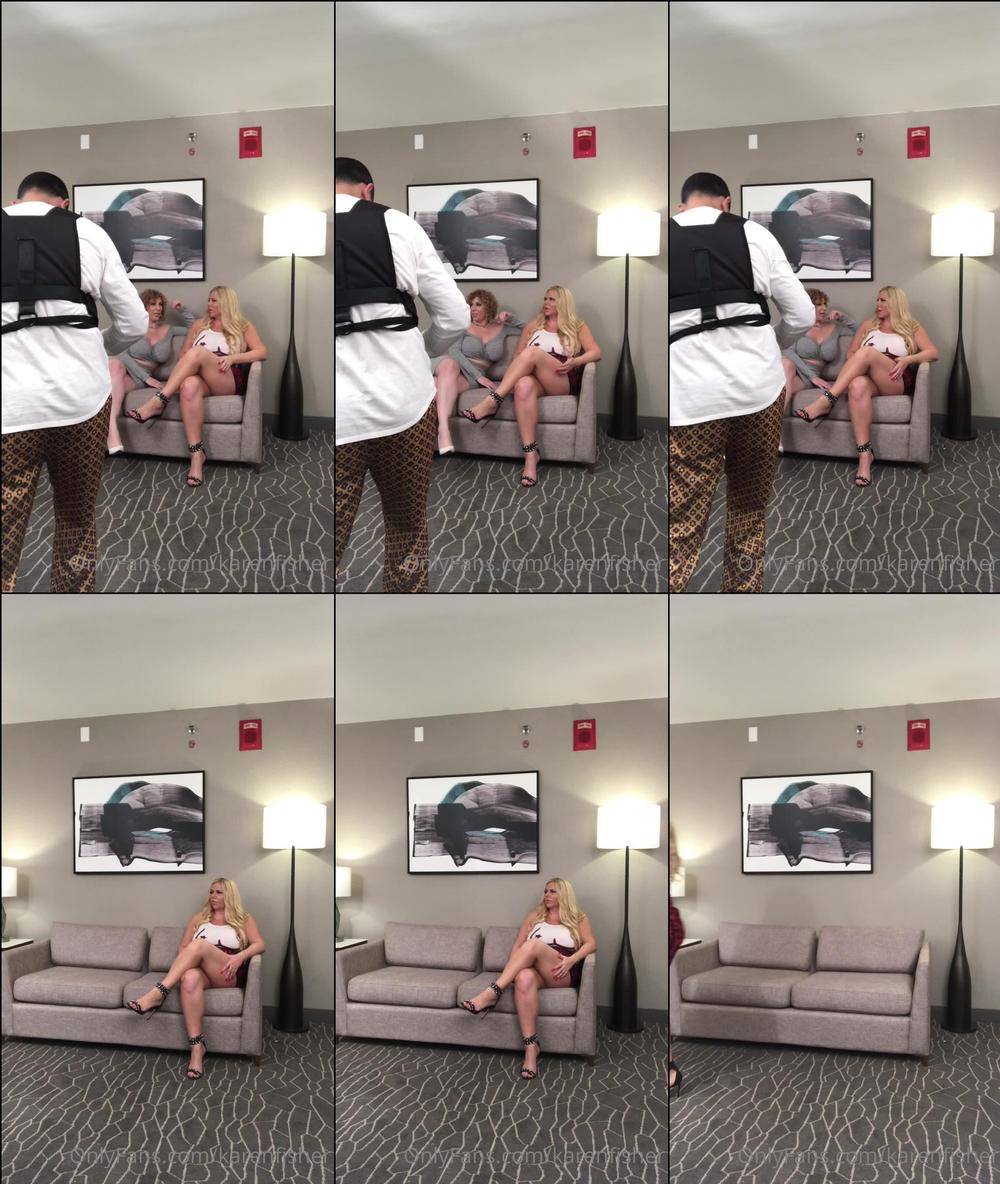 karenfisher 02 08 2020 615198564 More BTS (5 vids) from the shoot I posted yesterday with @sarajay and @ruthlessxkid I 