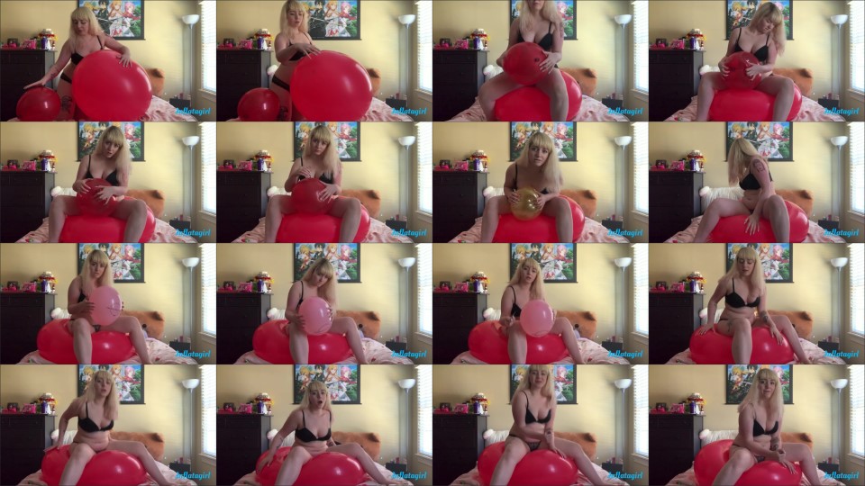 Inflatagirl Inflatagirls First Balloon Pop