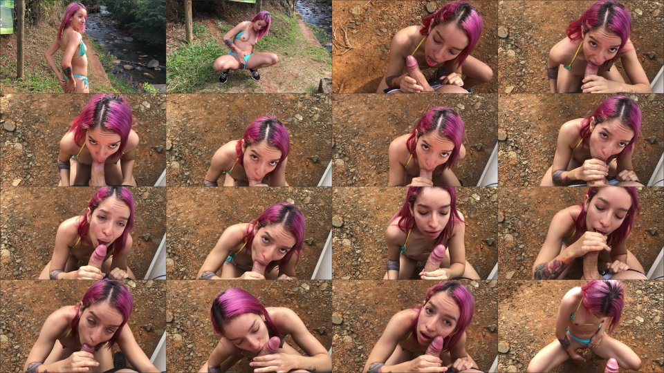 Ariabaker Too Hot In The Wild Public Blowjobp–