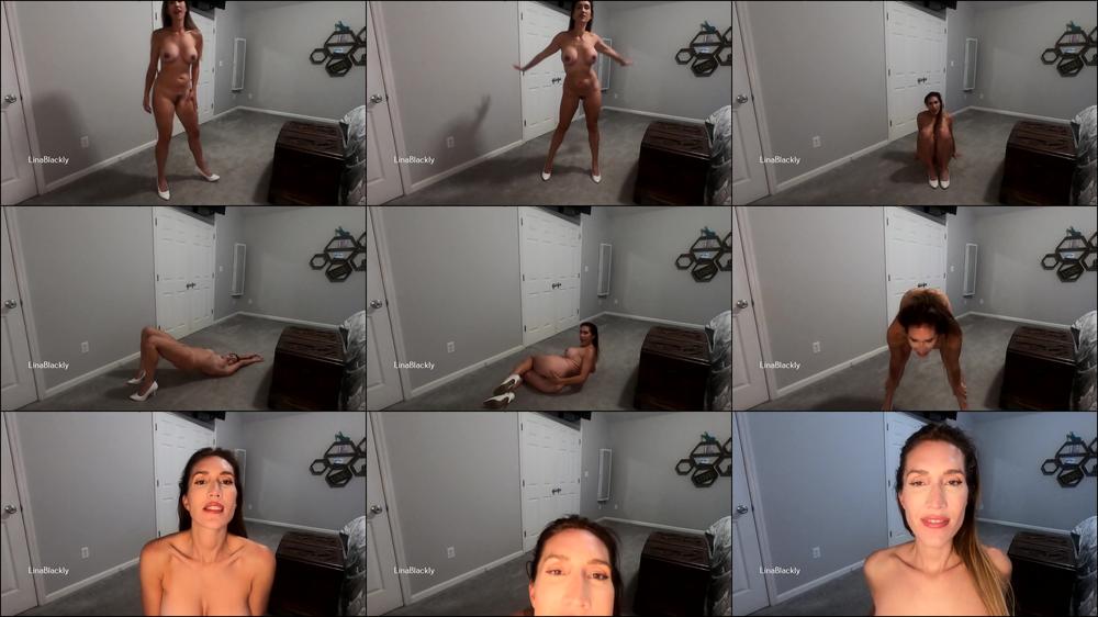 Linablackly - Naked In Heels - Manyvids