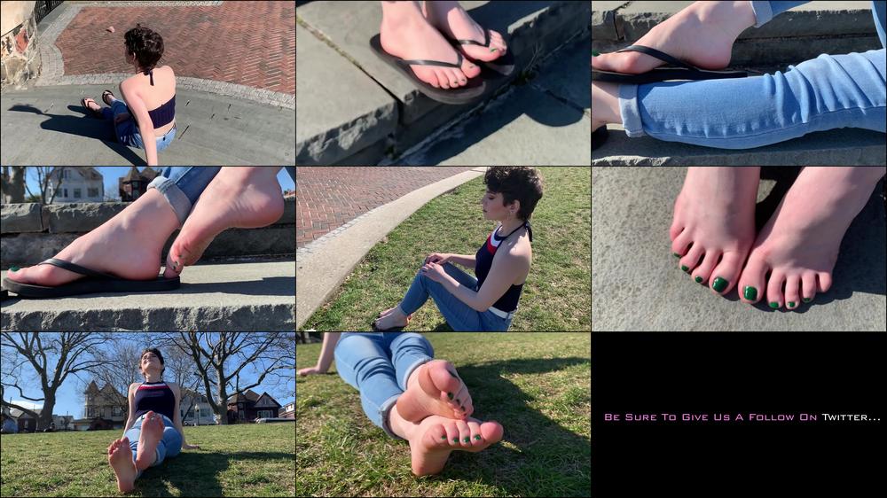 HAYLEE'S  SIZE 2's In FLIP FLOPS For U - May 16, 2020