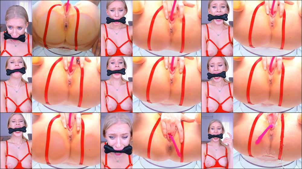 Gagged slave squirting for master - October 11, 2022