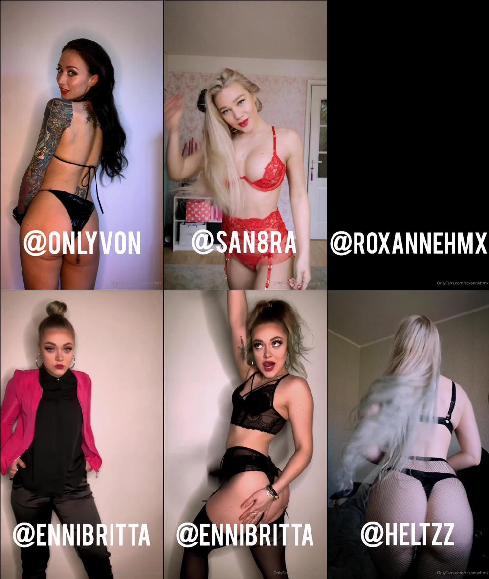 xrhmxxx 21 04 2020 249776144 Throwing a pair of thongs with my OnlyFans girlsâ¤ï¸( @onlyvon @san8ra @roxanneh