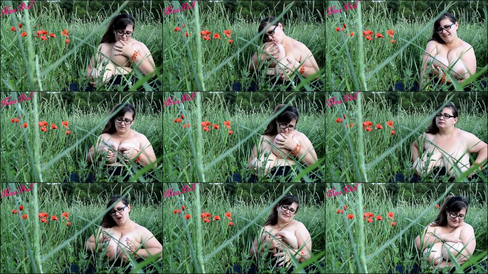 boob playing and flowers- teaser for u