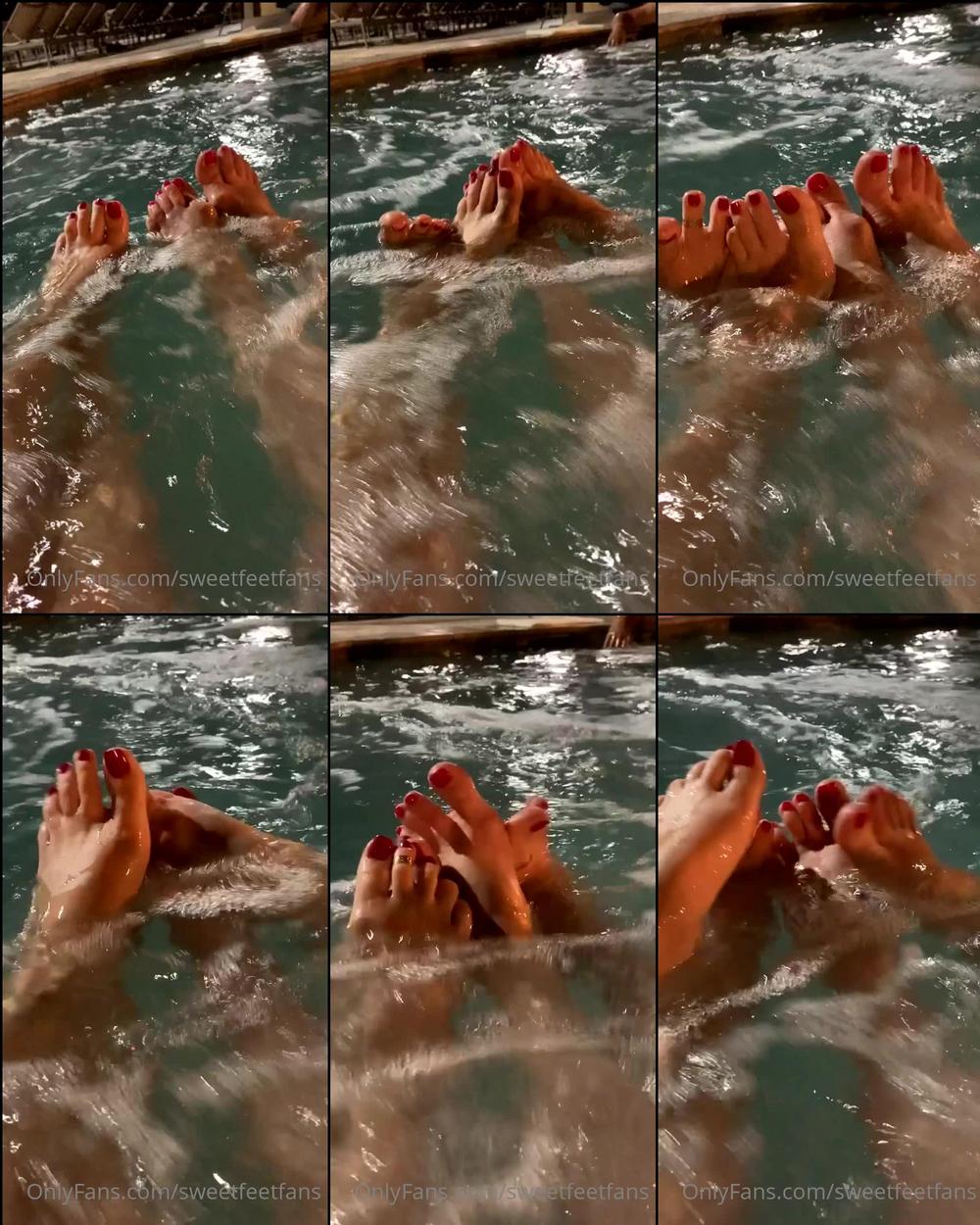 sweetfeetfans 10 06 2021 2132097742 Just getting weird in public and playing footsie with champagnesoles   P.s. sheâs on the