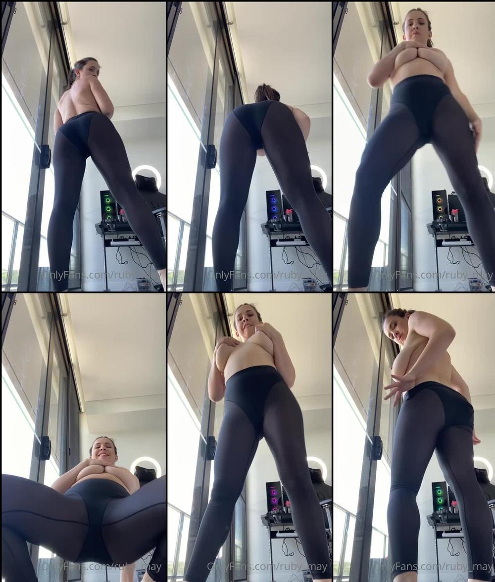 ruby_may 03 11 2021 2264381696 I got so many requests to film a video in these see through gym tights... so enjoy   W
