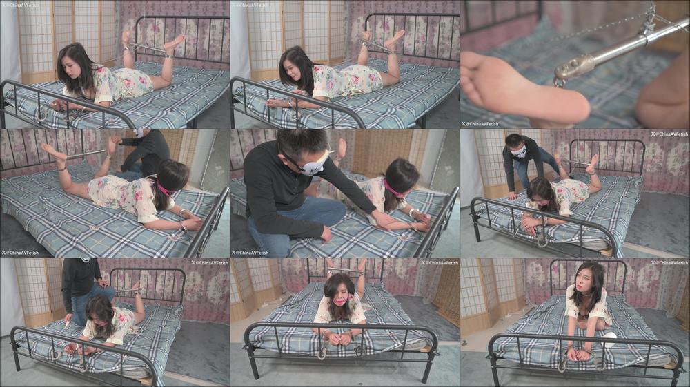 ChinaAvFetish - Cncuf-07 Tickling And Electric Play Handcuffed To The Bed