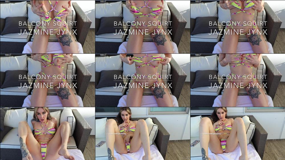 jazminej 02 06 2021 2125459417 Balcony squirt teaser clip    Who's ready to cum to the full version   If you like this ki