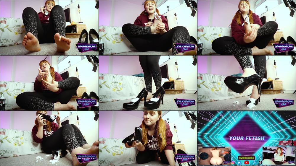 Cream Ooze Feet And Heels