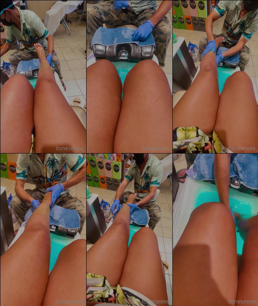itsnese 05 09 2022 2588719823 short video of my pedi a little over 4 mins it s the rubbing massaging and the tickli