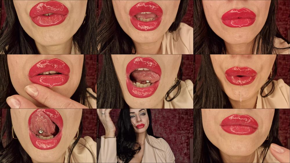 Lipstick and tongue mindfuck part 2