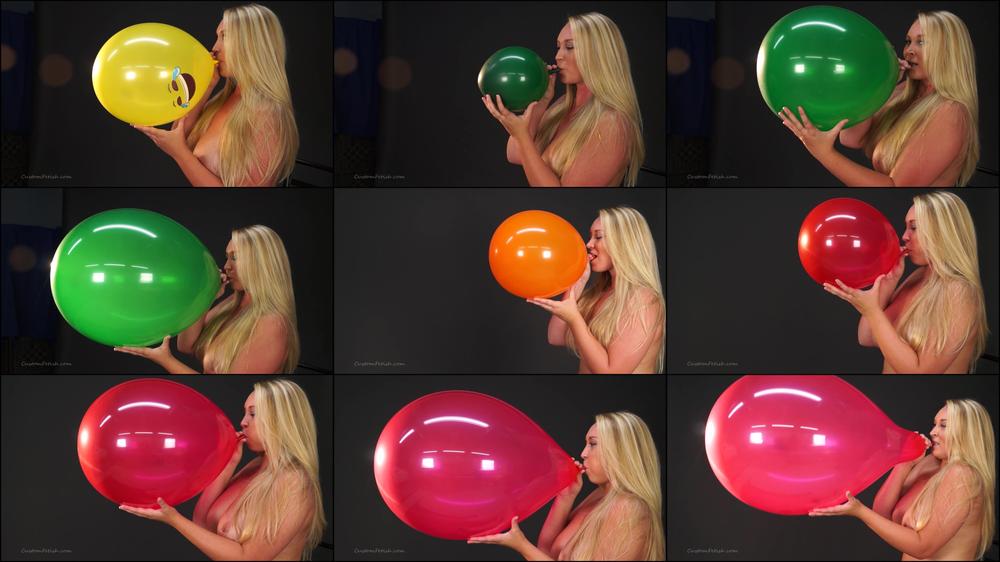 Elle's 4 Balloon Blow to Pop