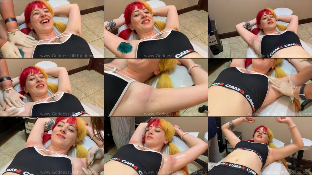 Goddess Lilith Waxing My Hairy Armpits