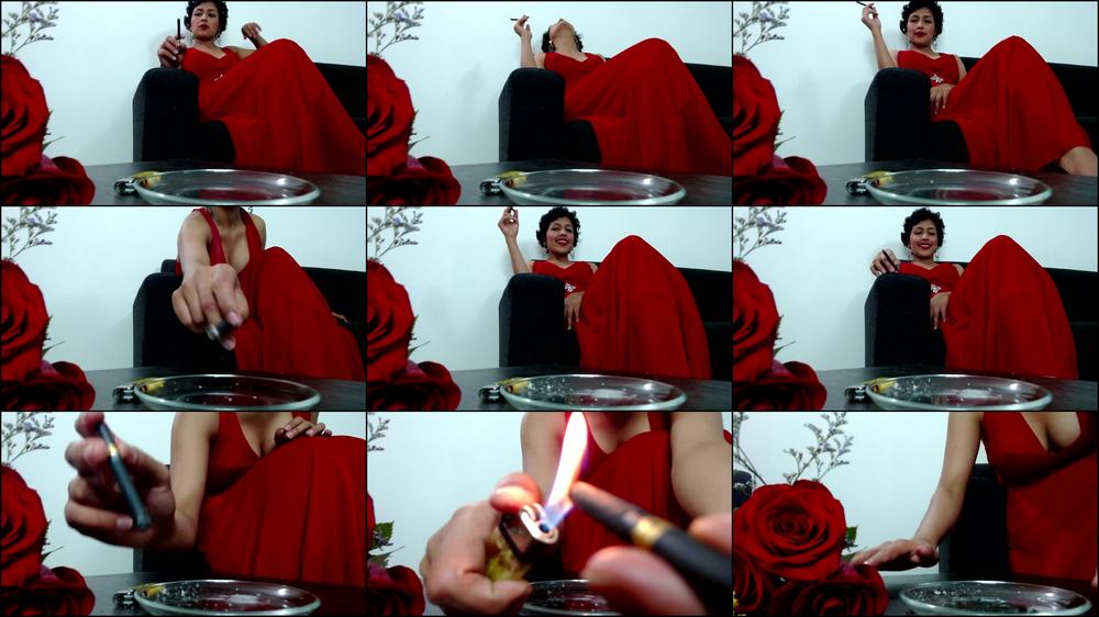 My human ashtray