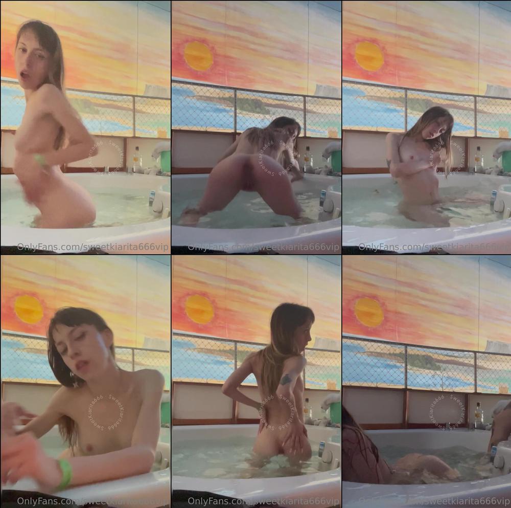 sweetkiarita666vip 02 01 2023 2732109998 Jugando en el jacuzzi.. estaba muy muy caliente el agua jaJj y se sentia muy rica como me 
