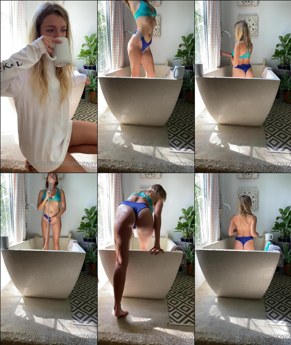 chelseawaves 22 05 2020 348211628 first ever bathtub vid just got out of the water from a little surf at the river mou