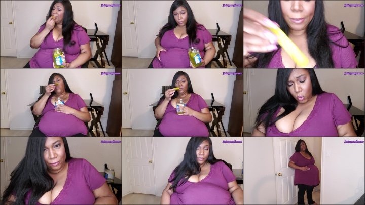 Josie4Yourpleasure Craving Pickles And Growing Bigger Hd