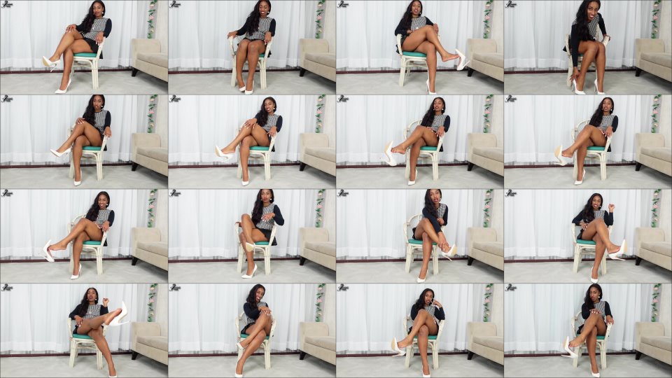 Empress Jess Dangling My White Shoe