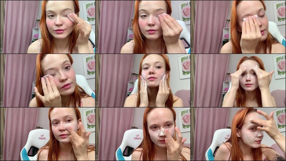 Removing my makeup - Nov 15, 2021