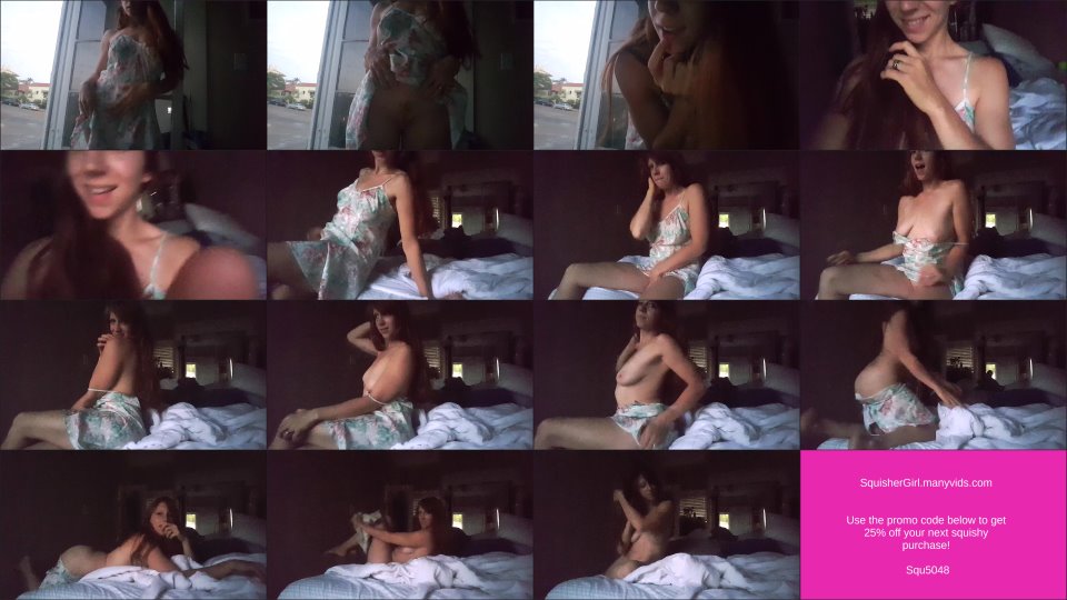 Squishergirl Stripping In Front Of The Window