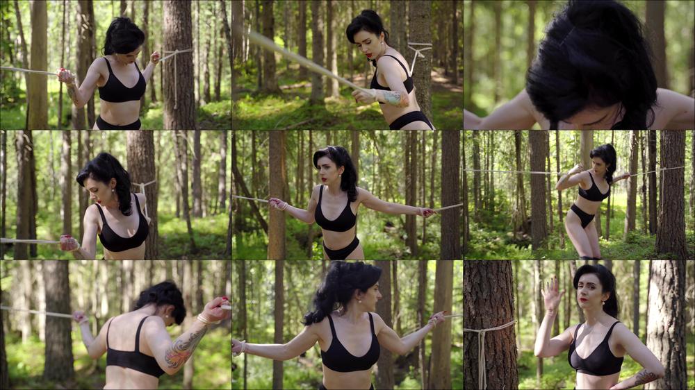 Biceps Play And Bondage In The Woods