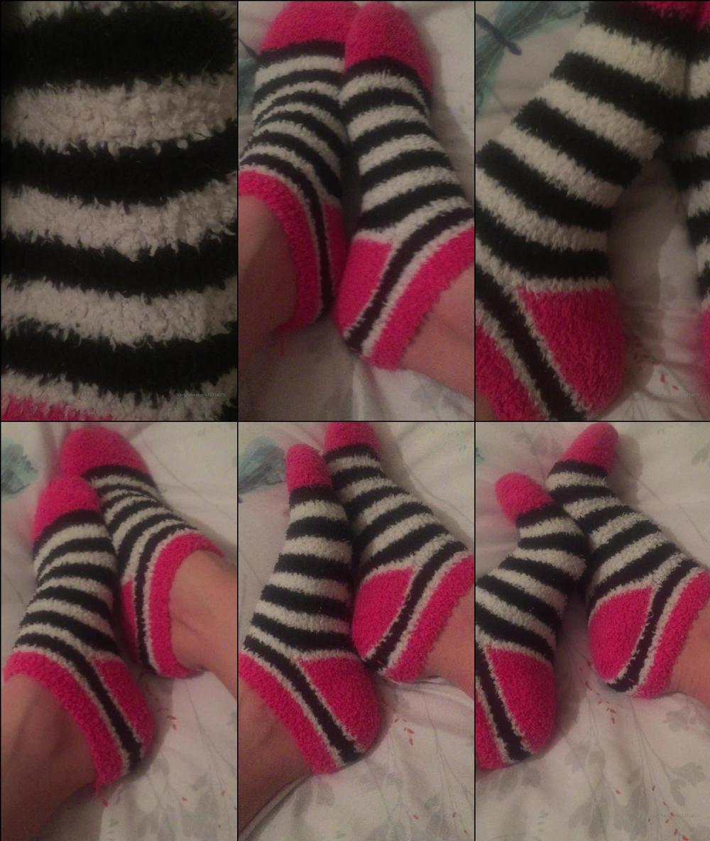 goddessanna 01 03 2020 164885269 VIDEO  Nothing like some sunday foot worship.... Fluffy socks   smooth soft naked soles