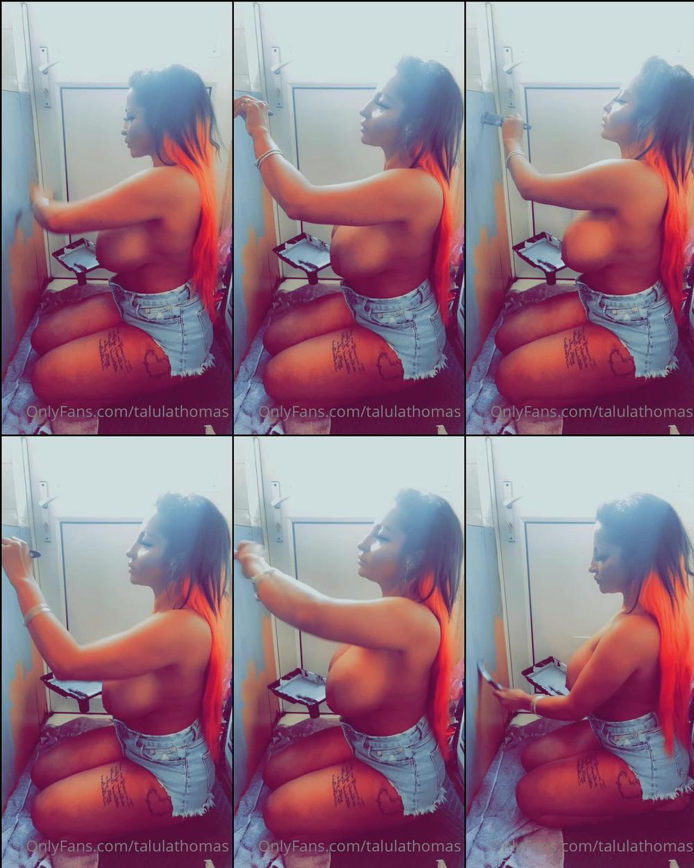 talulathomas 01 08 2021 2178729180 Dirty dirty girl paints naked an more