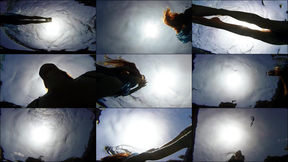 Redhead Swims Above You In Pool - June 24, 2016