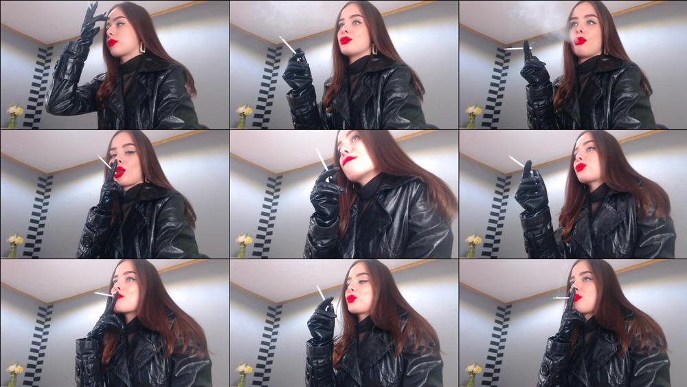Mistress smoke with Leather Gloves - May 02, 2022