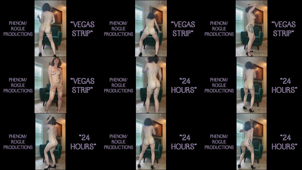 Fully Nude Stripper in Heels