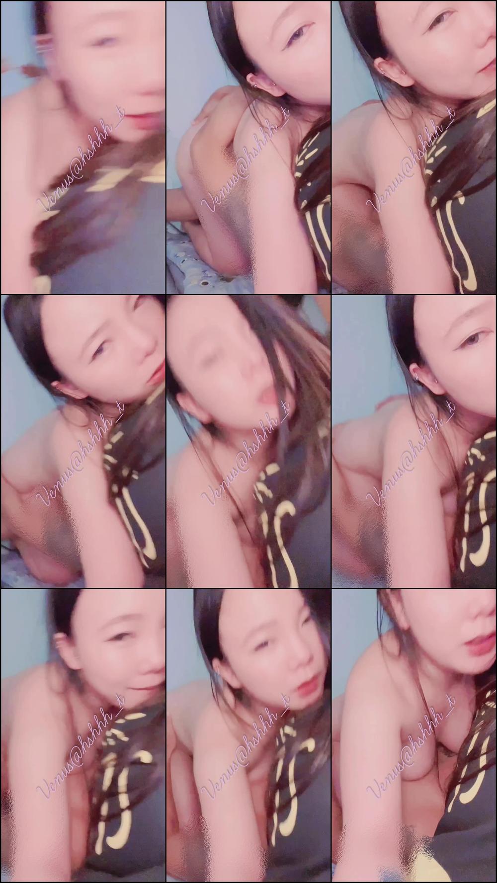 Chinese chick riding gently on bfs dick