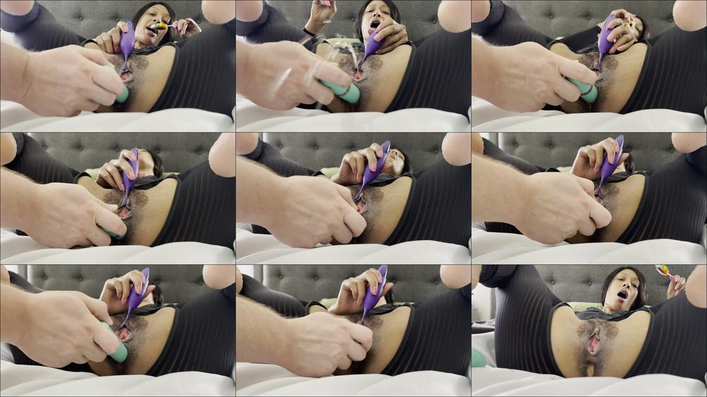 Anal Masturbation With Dildo