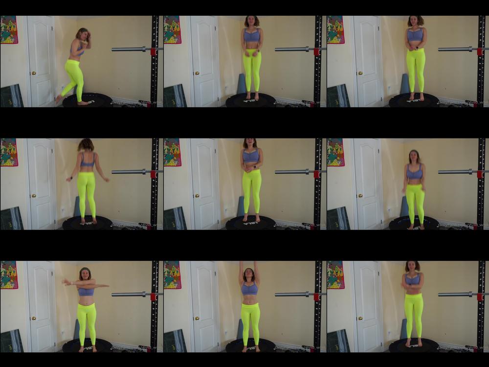 vivid_whit 05 03 2021 2046978021 A quick warmup bouncing on my trampoline before my workout today   D