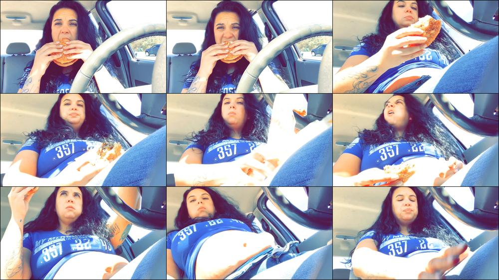 Eating too much and getting a full belly