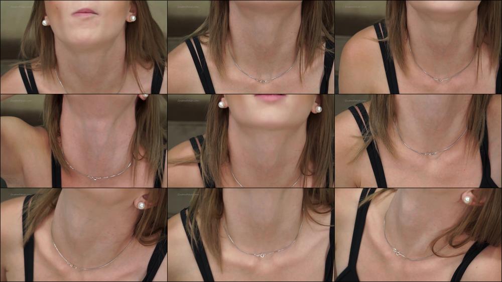 Amber's Close Up Throat Gulp
