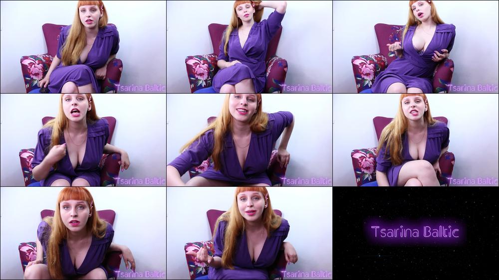 Tsarina Baltic Girlfriend Ball Buster Punishment Masturbation Instruction