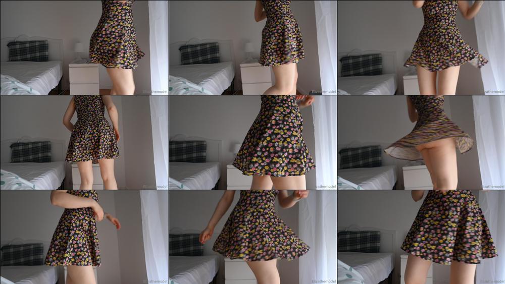 elizathemodel 1122124263 skirt twirling tease