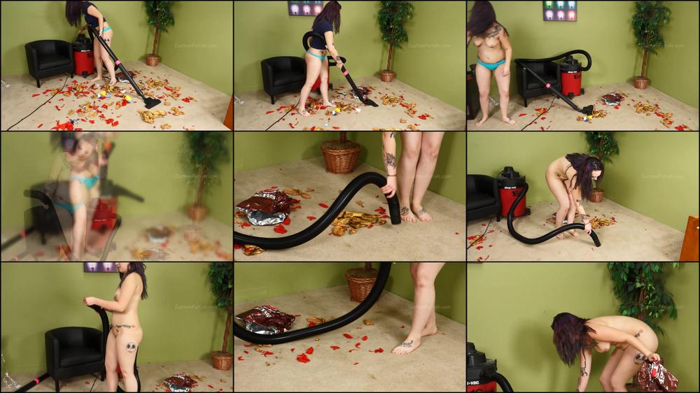 Pearl's Naked Vacuum Clean Up