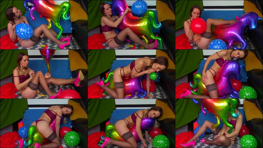 Big Glitter UNICORN BALLOON PLay