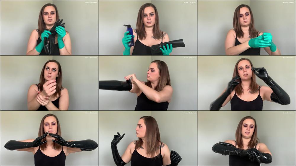 How to Put on Latex Opera Gloves