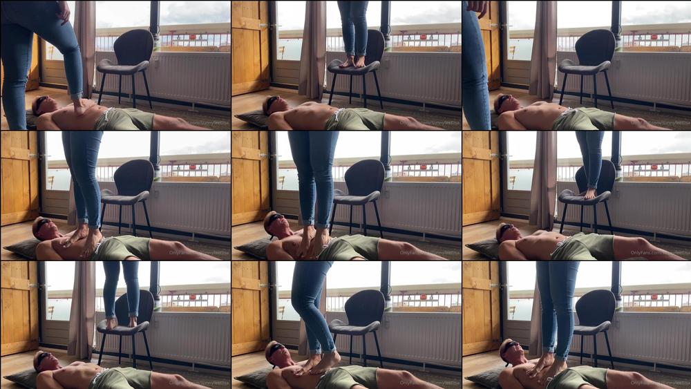 sunnyfeetlisa 04 10 2020 1014044102 How many chair jumps can he take  