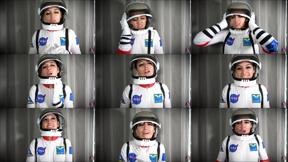 Astronaut Uses Last Moments For Pleasure