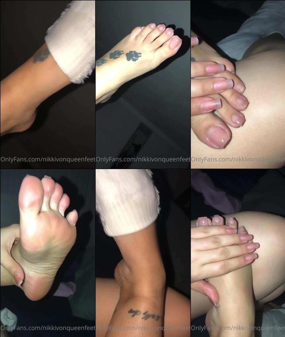 nikkivonnails 01 12 2021 2289525884 a lil sock removal before bed
